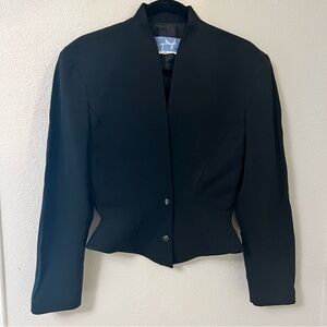 Thierry Mugler Black Women's 90’s Jacket Blazer 36